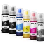 Botella de tinta Epson T555 gris
