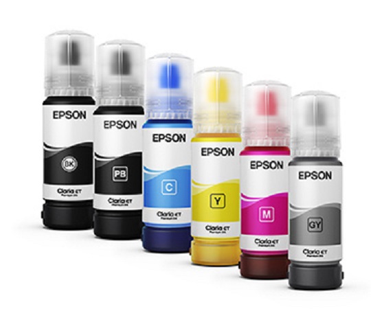 Epson T555 - BOTELLA EPSON T555520-AL GRIS P/L8160/L8180