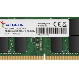 MEMORIA ADATA DDR4 SO DIMM 8GB 301x301 - MEMORIA SODIMM DDR4 8GB ADATA 2666MHZ RETAIL BOX AD4S26668G19-RGN