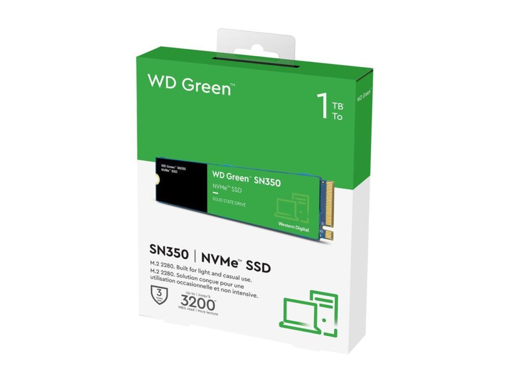 WDS100T3G0C V09 1000x750 - DISCO SSD M.2 NVME 1TB WESTERN DIGITAL GREEN SN 350