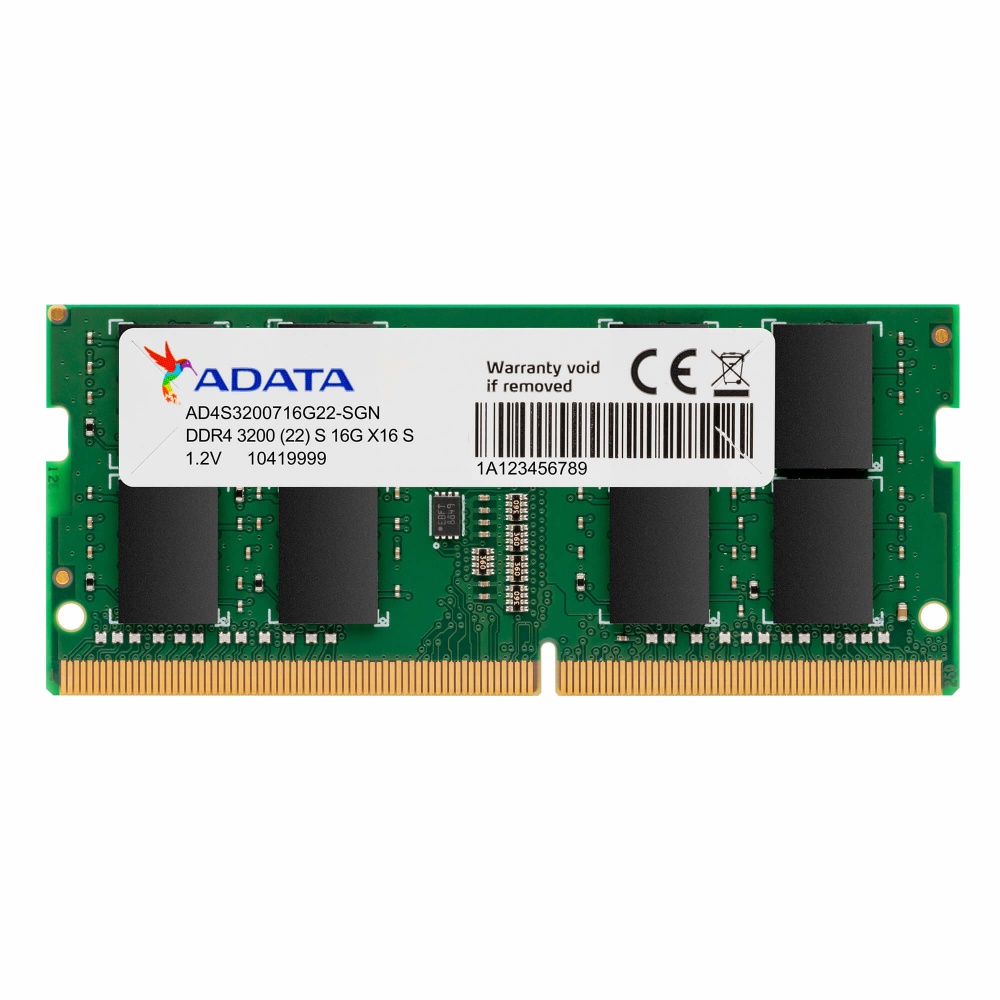 COMEROS ADATA AD4S32008G22 SGN 1 - MEMORIA SODIMM DDR4 8GB ADATA 3200MHZ