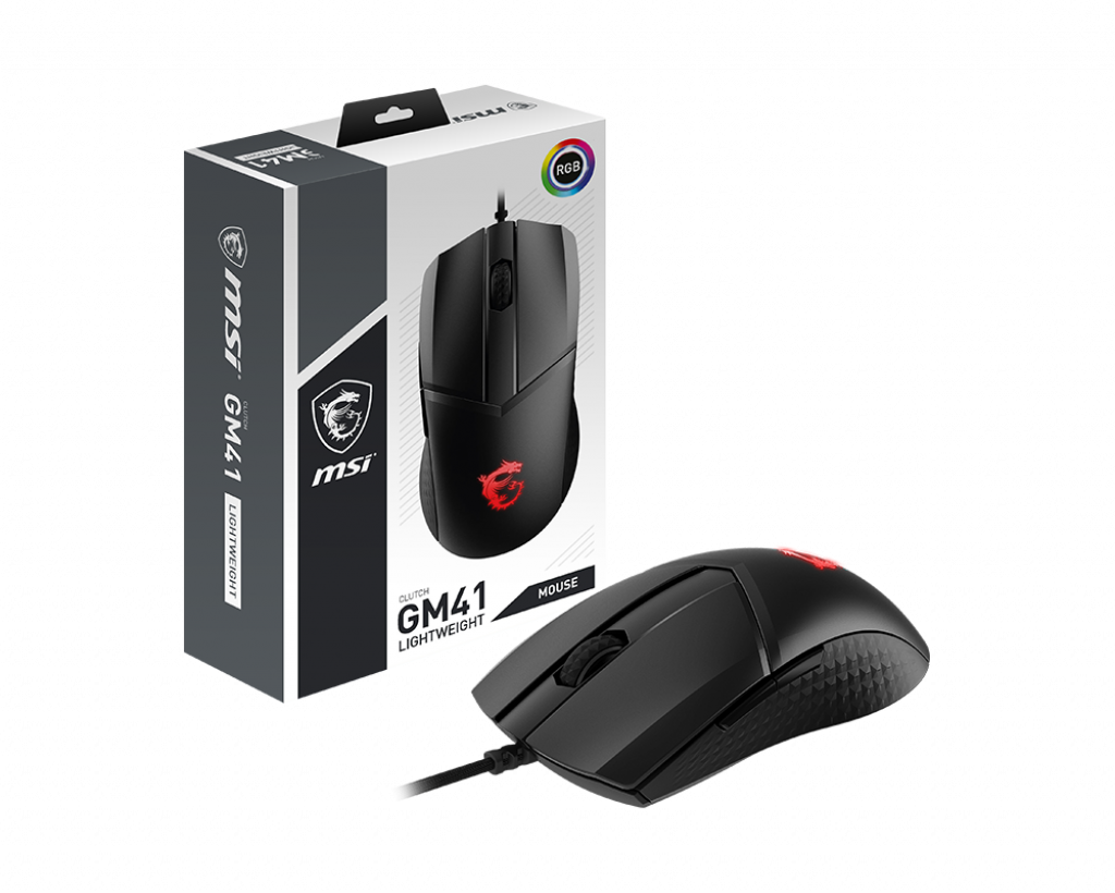 MOUSE MSI CLUTCH GM41 LIGHTWEIGHT V2 - MOUSE MSI CLUTCH GM41 LIGHTWEIGHT V2