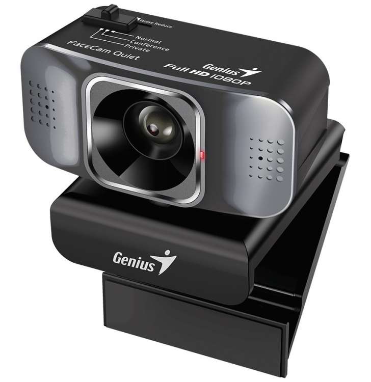 genius facecam quiet full hd 1080p usb mikrofon - WEBCAM GENIUS FACECAM QUIET 1080P  NOICE REDUCTION