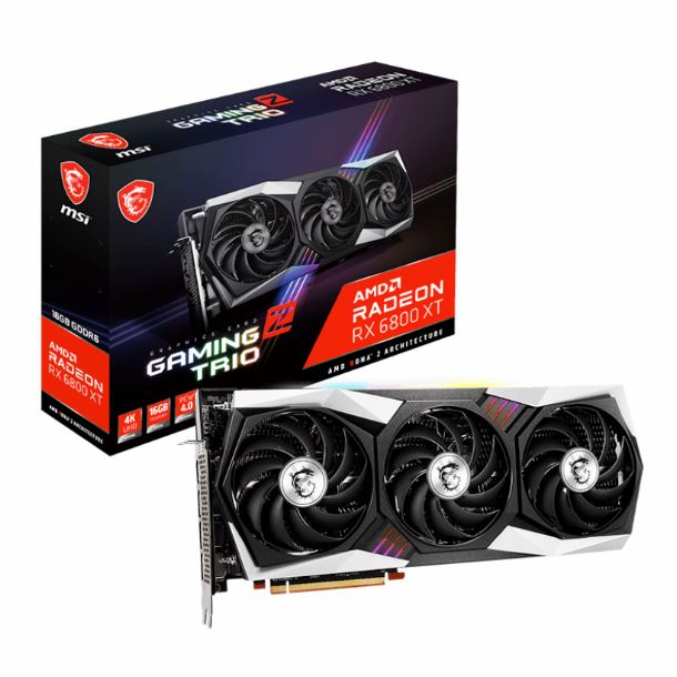 video radeon rx 6800 xt 16gb msi gaming z trio 0 - PLACA DE VIDEO 16GB RX 6800 XT MSI GAMING Z TRIO 16G