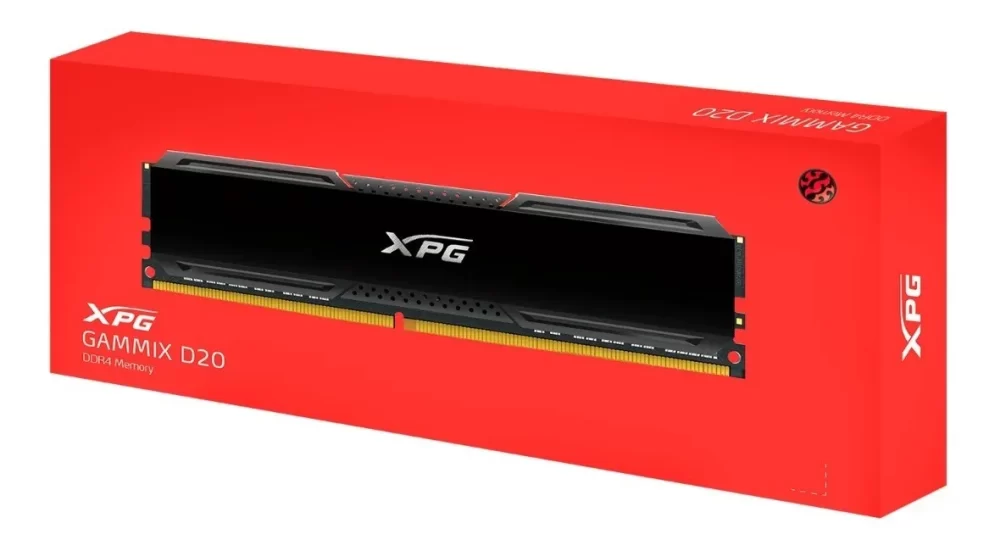 AX4U32008G16A SB10 F 2 1000x551 - MEMORIA DDR4 8GB ADATA XPG 3200MHZ GAMMIX D10 BLACK
