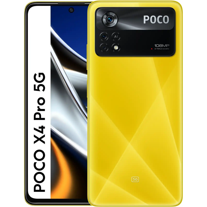 xiaomi pocophone x4 pro 5g 6gb 128gb dual sim amarillo 4 - CELULAR XIAOMI POCO X4 PRO 6GB + 128GB YELLOW