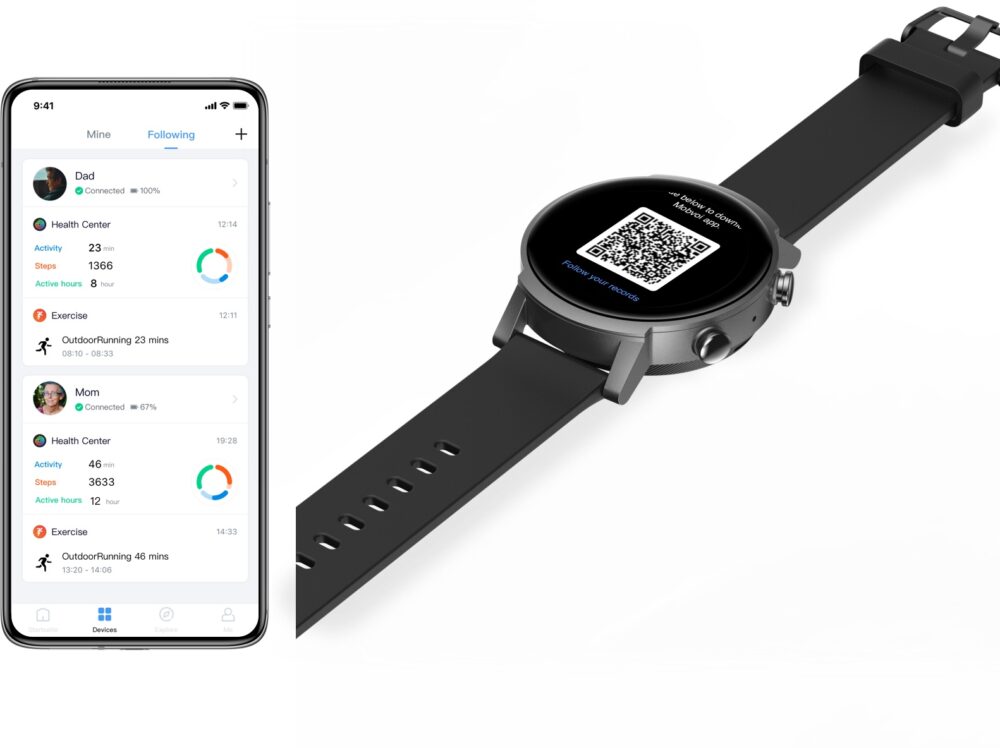 SMART WATCH TICWATCH E 3 BLACK WEAR OS - Imagen 6