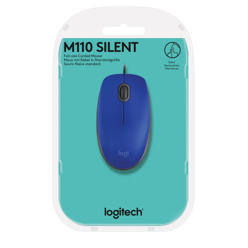 Comeros LOGITECH 910 005491 6 - MOUSE LOGITECH M110 SILENT BLUE (I)