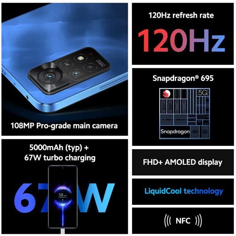 Xiaomi Redmi Note 11 Pro 5G 6GB/128GB Dual Sim Azul