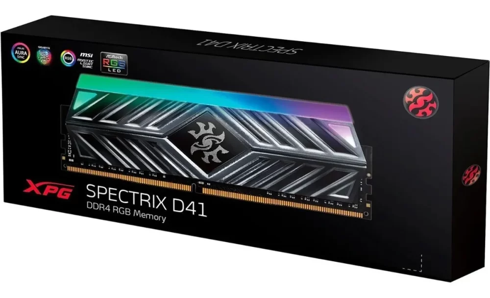 DDR4 16GB ADATA XPG 3200MHZ SPECTRIX D41 RGB 1000x608 - MEMORIA DDR4 16GB ADATA XPG 3200MHZ SPECTRIX D41 RGB