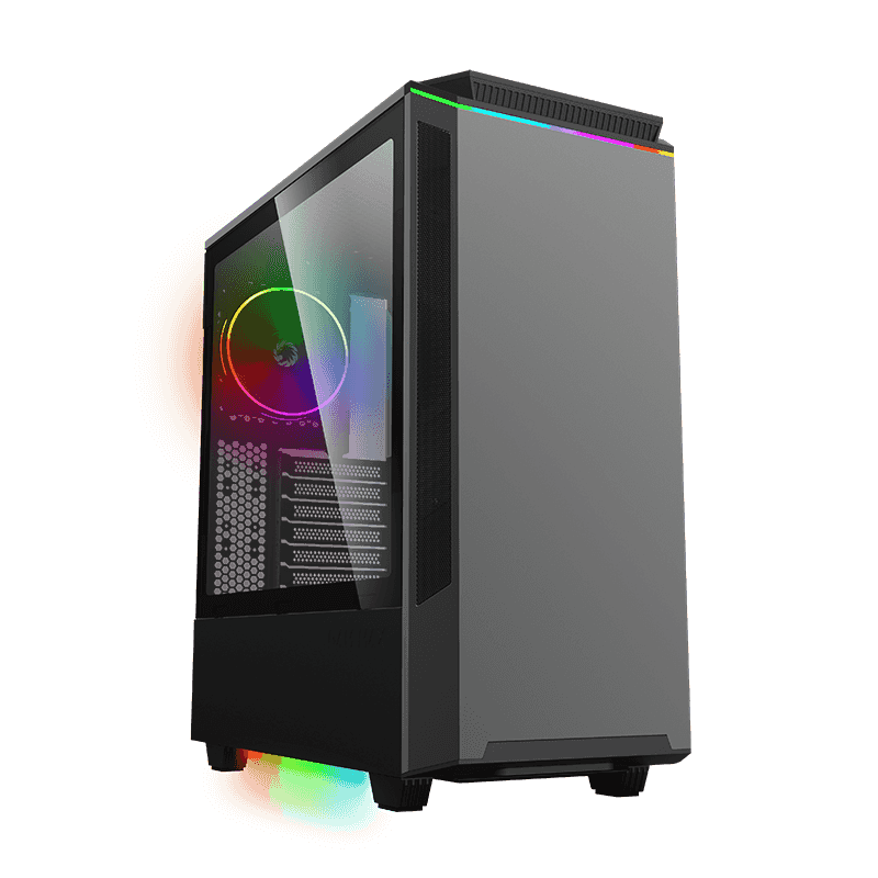 GAMEMAX PALADIN T801 BLACK 1 FAN ARGB ATX - GABINETE GAMEMAX PALADIN T801 BLACK 1* FAN ARGB ATX