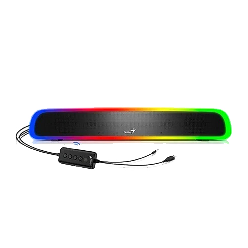 Genius Barra De Sonido Usb Soundbar 200bt Bluetooth Rbg 2 - PARLANTES GENIUS SOUNDBAR 200BT RGB USB