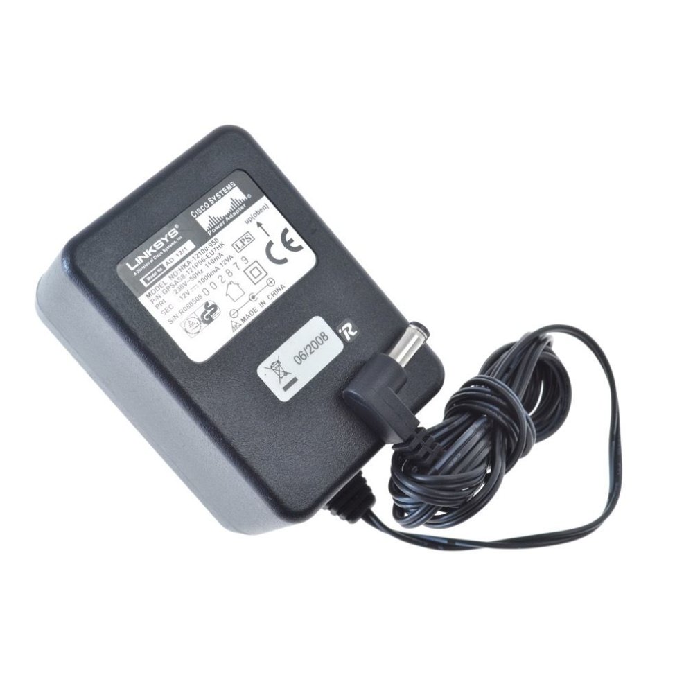 original netzteil power adapter linksys ad 12 1 hka 12100 950 output 12v 1000ma - FUENTE LINKSYS CISCO 12V 1A 2.1MM 12100S-950