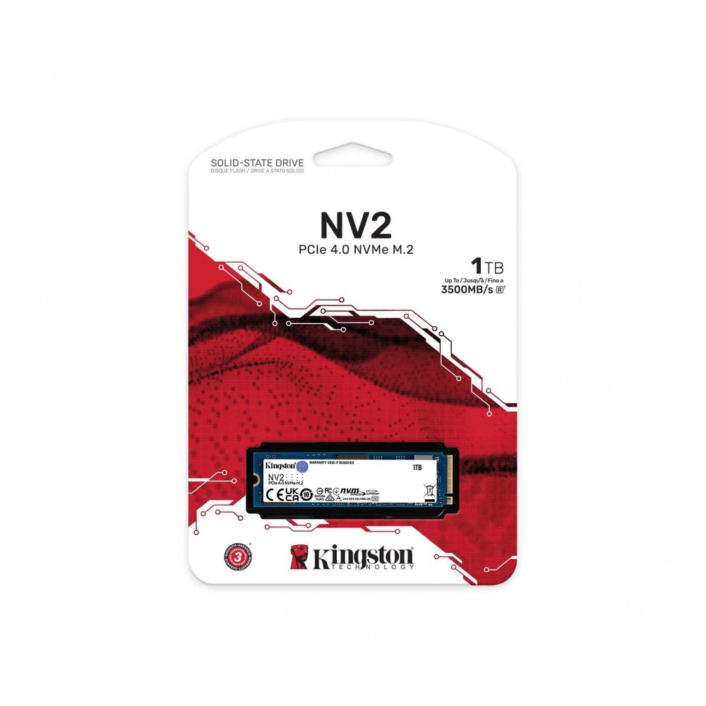 Comeros KINGSTON SNV2S1000G 1 - DISCO SSD M.2 NVME 1TB KINGSTON NV2