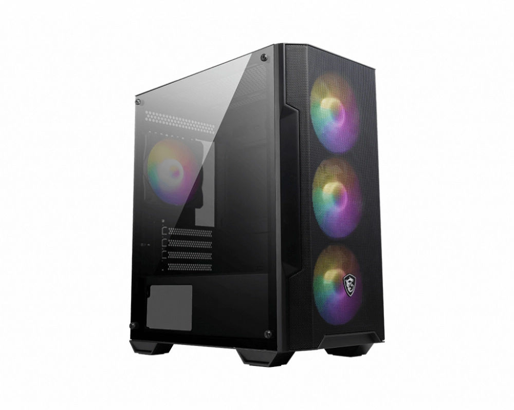 Comeros MSI MAGFORGEM100A 5964e8 - GABINETE MSI MAG FORGE M100A FAN RGB SIN FUENTE