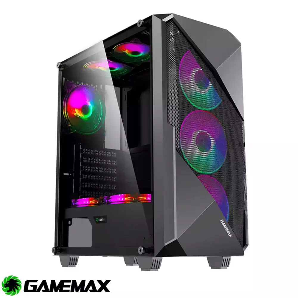 Gamemax Revolt 1000x1000 - GABINETE GAMEMAX REVOLT 3* FAN ARGB M-ATX