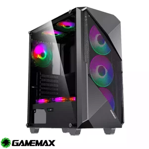 GABINETE GAMEMAX REVOLT 3* FAN ARGB M-ATX