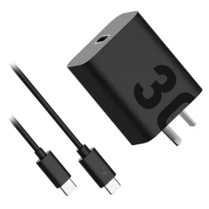 CARGADOR MOTOROLA TURBO POWER 30W TIPO C NEGRO