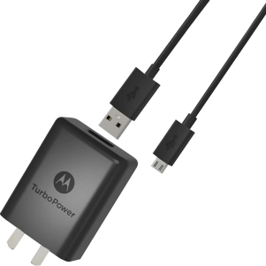 CARGADOR MOTOROLA TURBO POWER 50W TIPO C NEGRO