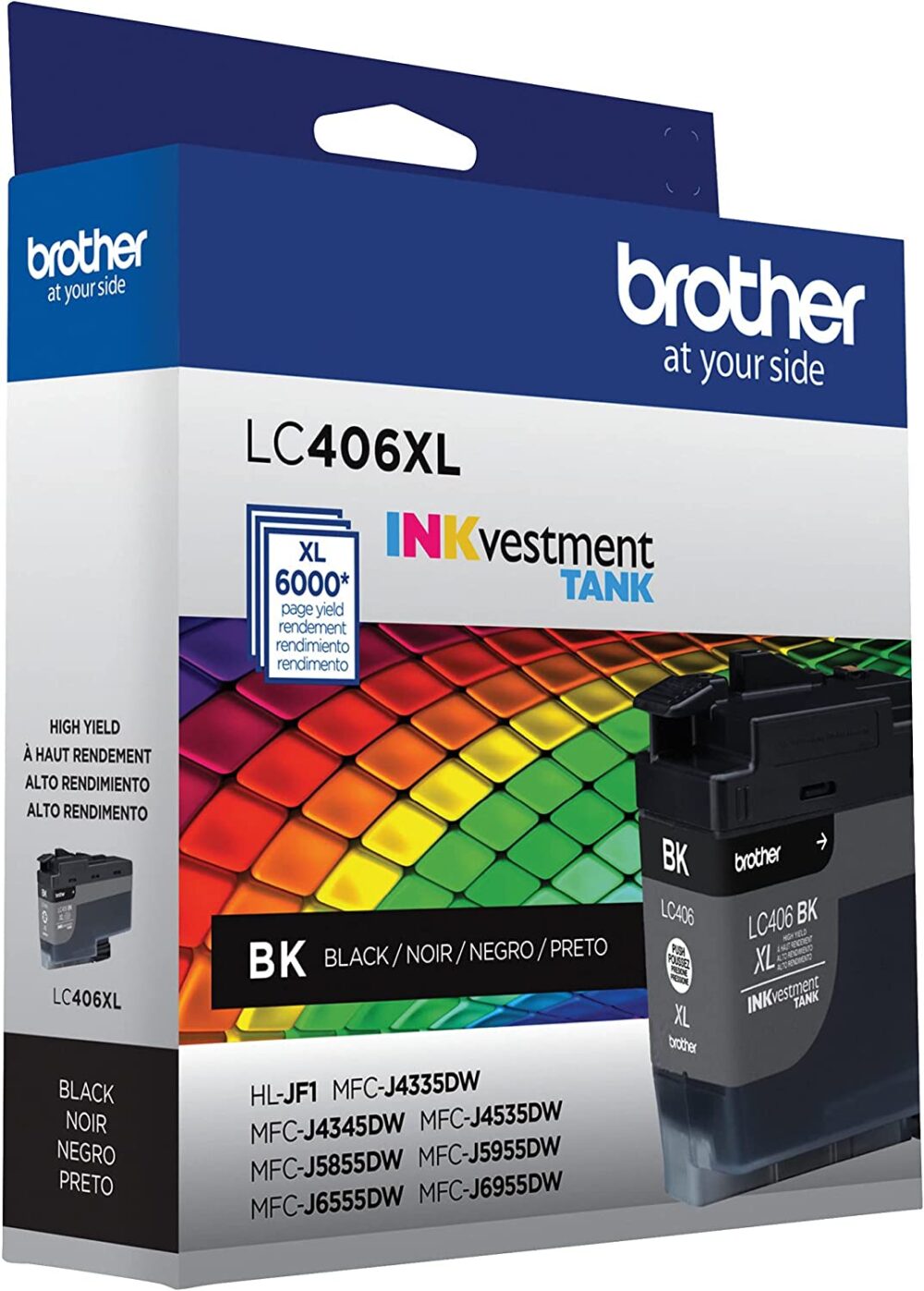 Brother LC406XLBK Cartucho de tinta de alto rendimiento 500  1000x1397 - CARTUCHO BROTHER LC-406XL 6000 PAG (NEGRO)