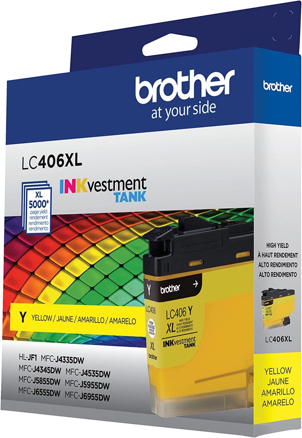Brother LC406XLY Cartucho de tinta amarillo de alto rendimiento 00  1000x1451 - CARTUCHO BROTHER LC-406XL 5000 PAG (AMARILLO)