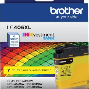 Brother LC406XLY Cartucho de tinta amarillo de alto rendimiento  301x301 - CARTUCHO BROTHER LC-406XL 5000 PAG (AMARILLO)