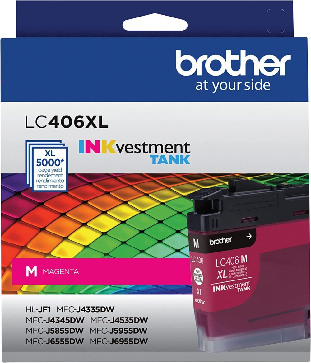CARTUCHO BROTHER LC-406XL 5,000 PAG (MAGENTA) - Imagen 4