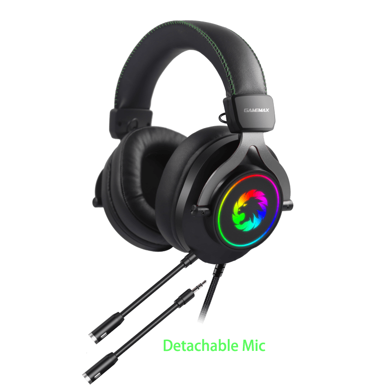 AURICULARES MIC GAMEMAX HG3600 USB 7.1 RGB 06 - AURICULARES + MICROFONO GAMEMAX HG3600 USB 7.1 RGB