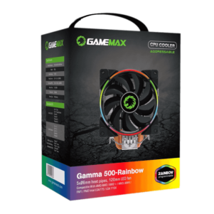 COOLER GAMEMAX GAMMA 500 RAINBOW 06 301x301 - CPU COOLER GAMEMAX GAMMA 500 RAINBOW**LINEA K-KF-X