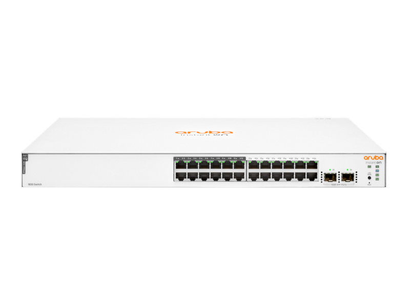 Conmutador Aruba Instant On 1830 24G 12p Clase 4 PoE 2 SFP 195 W - Switch 24P Aruba Instant On 1830 24G 2SFP POE 195W