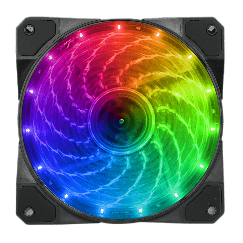 GAMEMAX P GABINETE 120MM ARGB FN 12RAINBOW M - FAN GAMEMAX P/ GABINETE 120MM ARGB FN-12RAINBOW-M