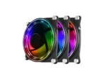 KIT FAN COOLERS GAMEMAX RB300 3 X FANS ARGB 12CM - Imagen 3
