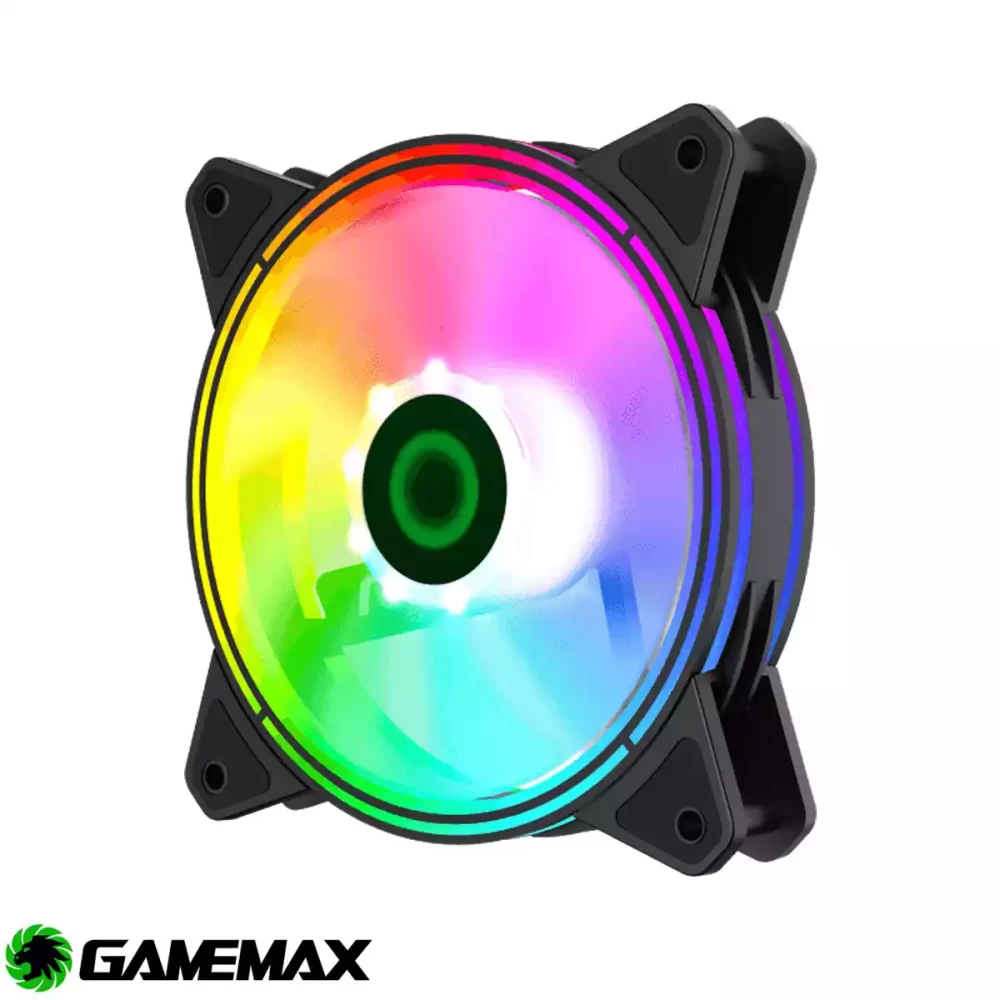 GAMEMAX RQ300 3 jpg 1000x1000 - KIT FAN COOLERS GAMEMAX RQ300 3 X FANS ARGB 12CM