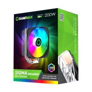 GAMEMAX SIGMA 540 05 301x301 - CPU COOLER GAMEMAX SIGMA 540 **LINEA K-KF-X**