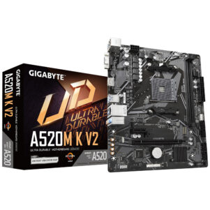 Comeros GIGABYTE A520MKV2 4ac295 301x301 - MOTHERBD GIGABYTE S1200 H510M H V2 BOX M-ATX