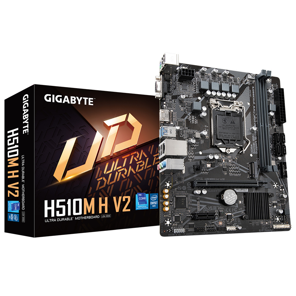 Comeros GIGABYTE H510MHV2 7141ef - MOTHERBD GIGABYTE S1200 H510M H V2 BOX M-ATX