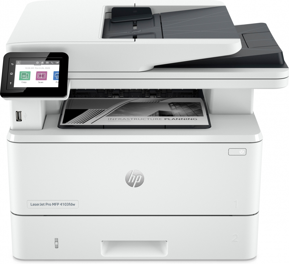 Comeros HP 2Z629A bba627 - IMPRESORA MFL HP M4103FDW LJ 40PPM WIFI EPRINT 2Z629A