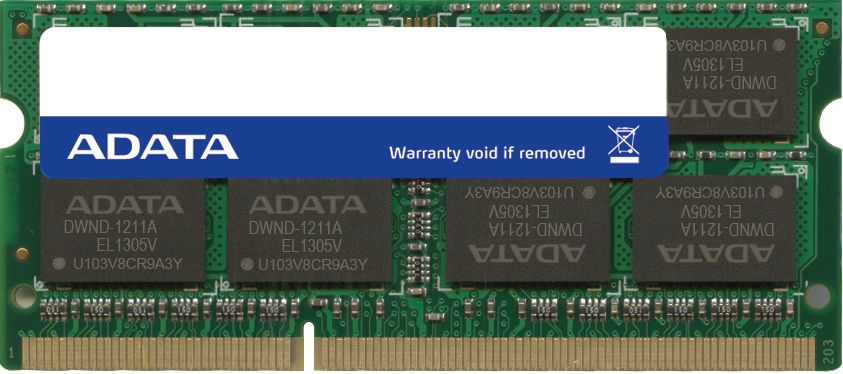 Comeros ADATA ADDS1600W4G11 S 1 - MEMORIA SODIMM DDR3 4GB ADATA 1600MHZ