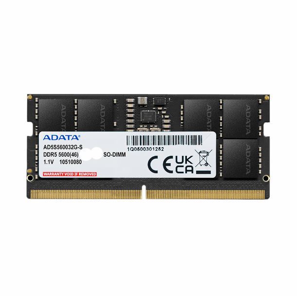 memoria sodimm 32gb ddr5 5600 adata 0 - MEMORIA SODIMM DDR5 32GB ADATA 5600MHZ