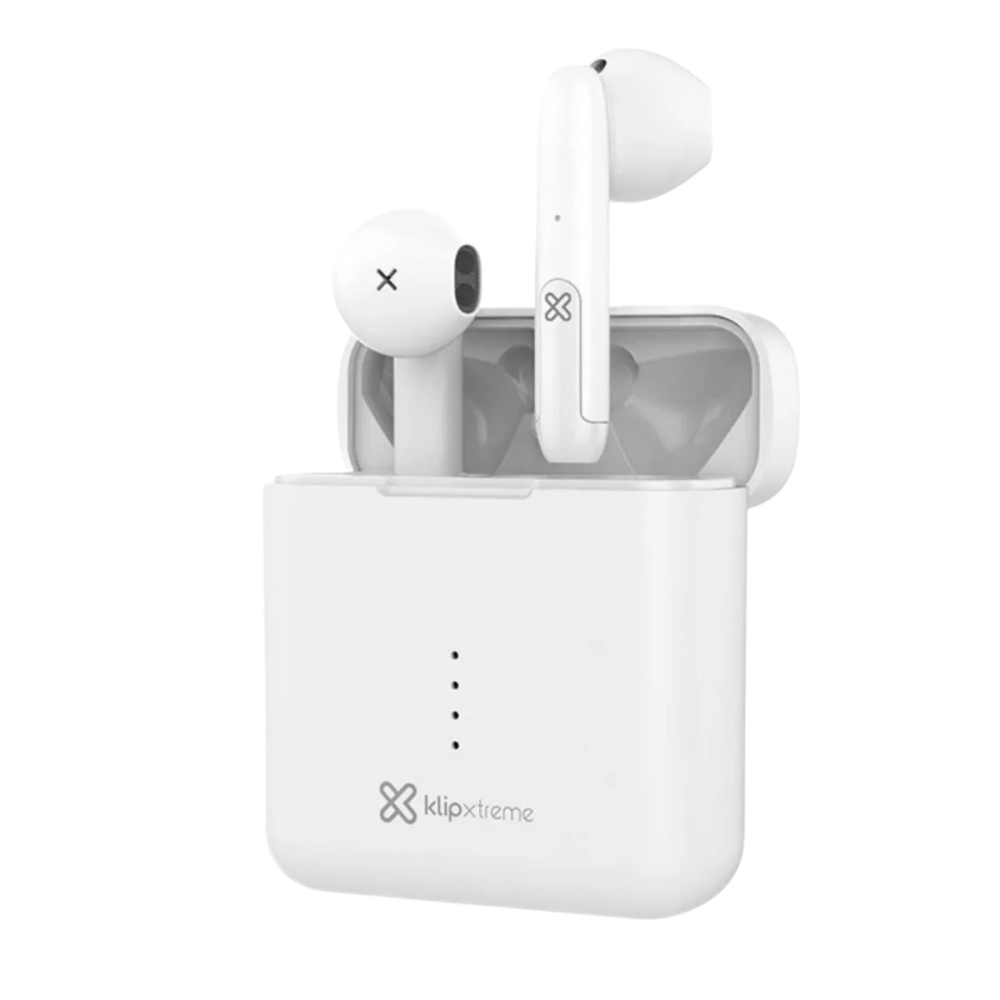 KTE 010WH 1000x1000 - AURICULARES KLIPXTREME TWIN TOUCH INALAM BLANCO KTE-010WH