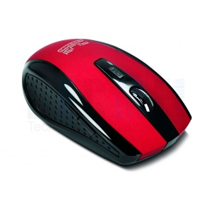 MOUSE KLIPXTREME KLEVER INALAMBRICO 6BOT ROJO