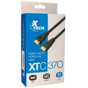 XTECH XTC 370 Foto1g 301x301 - CABLE HDMI X-TECH C/CONEC MACHO A HDMI MACHO 7.6M