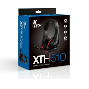 XTH 510 301x301 - AURICULAR + MICROFONO X-TECH P/CONFERENCIA NEGRO USB-A