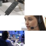 AURICULAR + MICROFONO X-TECH P/CONFERENCIA NEGRO USB-A - Imagen 4