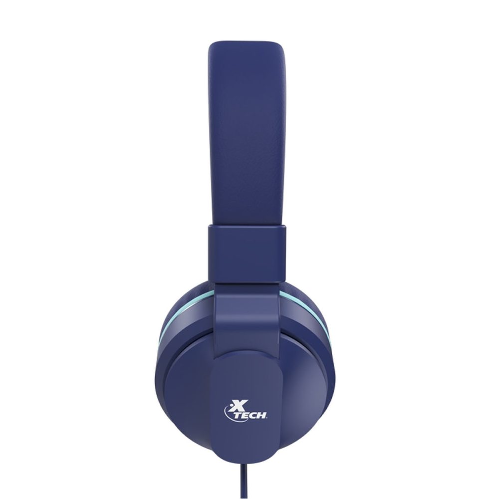 Xtech auricular AVID XTH 356 Azul microfono 4 1000x1000 - AURICULAR + MICROFONO X-TECH AVID AZUL C/ CABLE