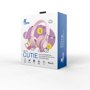 auricular manos libres xtech cutie xth 355 301x301 - AURICULAR + MICROFONO X-TECH CUTIE ROSADO C/CABLE