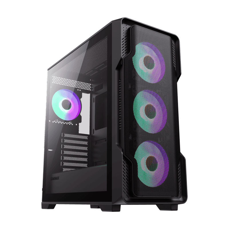 GABINETE GAMEMAX SIEGE BK FAN X3 ARGB E-ATX