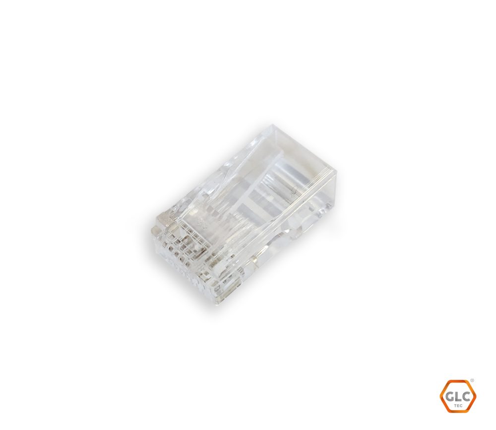 NT2001RJ45C6 45 1000x866 - PLUG RJ45 GLC CAT.6 x100 UNID