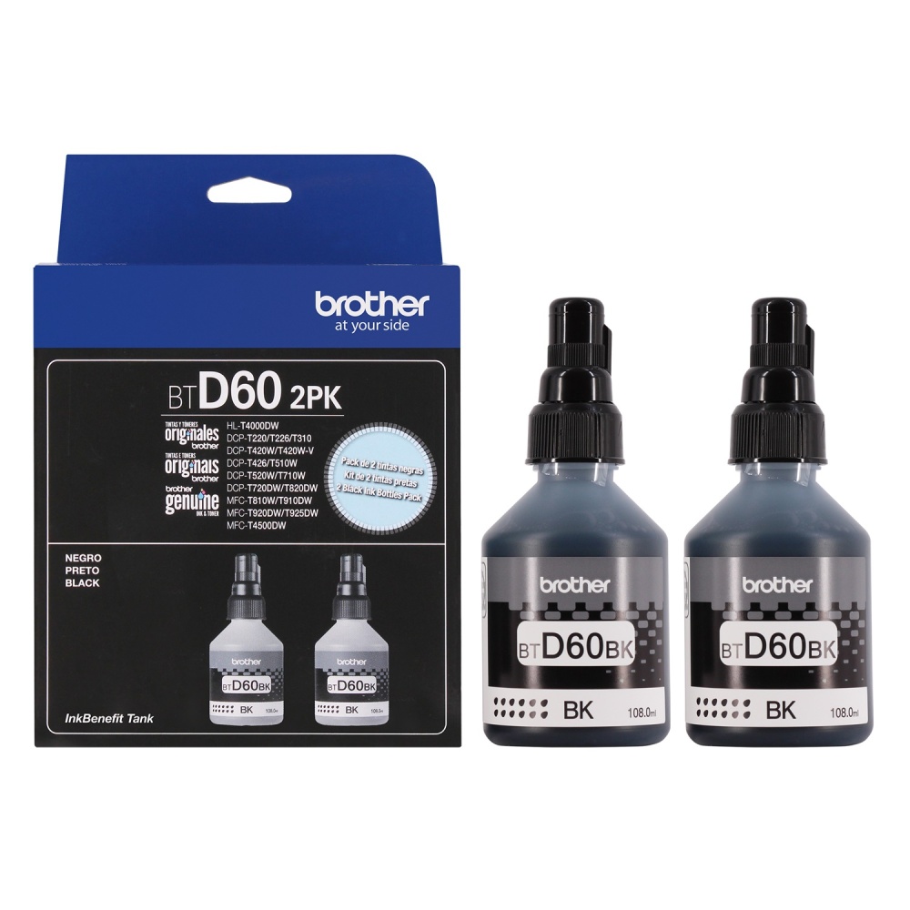 BTD602PKMEX 1000x1000 - BOTELLA TINTA BROTHER BTD-60BK x2 6,500 PAG (NEGRO