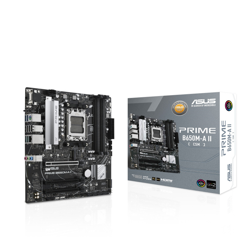 C ASUS PRIMEB650M AII CSM a2b1c6 - MOTHERBD ASUS AM5 PRIME B650M-A II-CSM BOX M-ATX